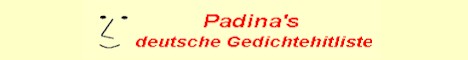 Banner für Padinas Gedichte-Hitliste auf www.padina.com